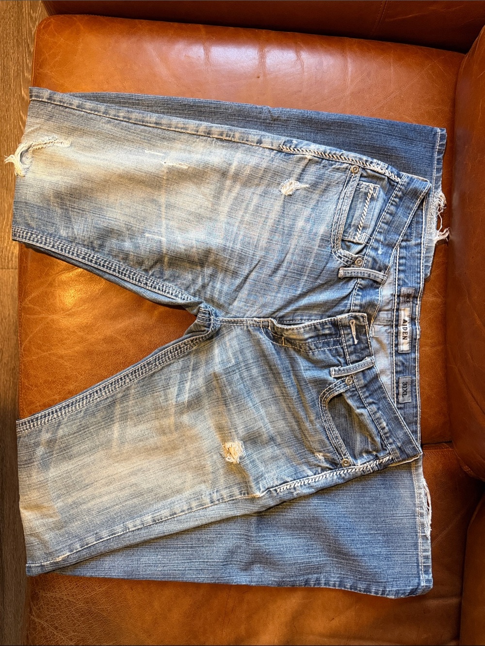 Men’s BKE Blue Distressed Jeans